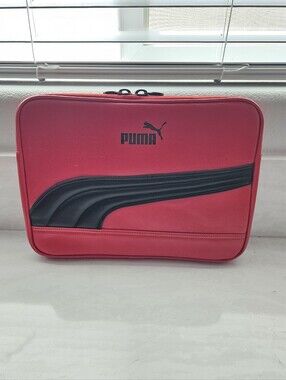 Puma Red and Black Protective Laptop Sleeve